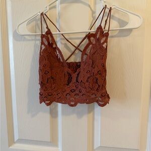 Rust Lace Bralette